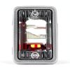 Partsam Chrome Rear High Mount Third Brake Light for 2009-2014 F150-6