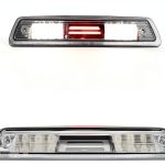 Partsam Chrome Rear High Mount Third Brake Light for 2009-2014 F150-0