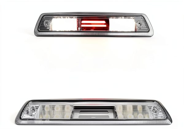 Partsam Chrome Rear High Mount Third Brake Light for 2009-2014 F150-0
