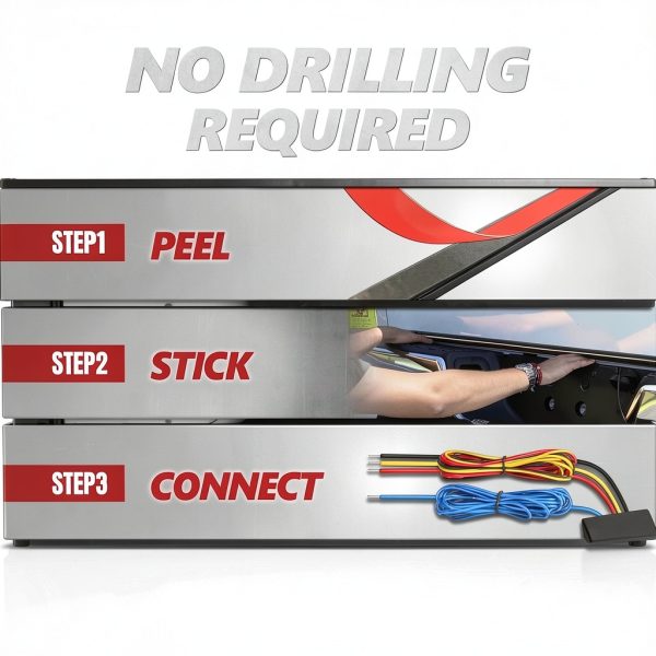 OPT7 48 Inch Red LED Brake Light Strip with DRL and IP67 Waterproof-4
