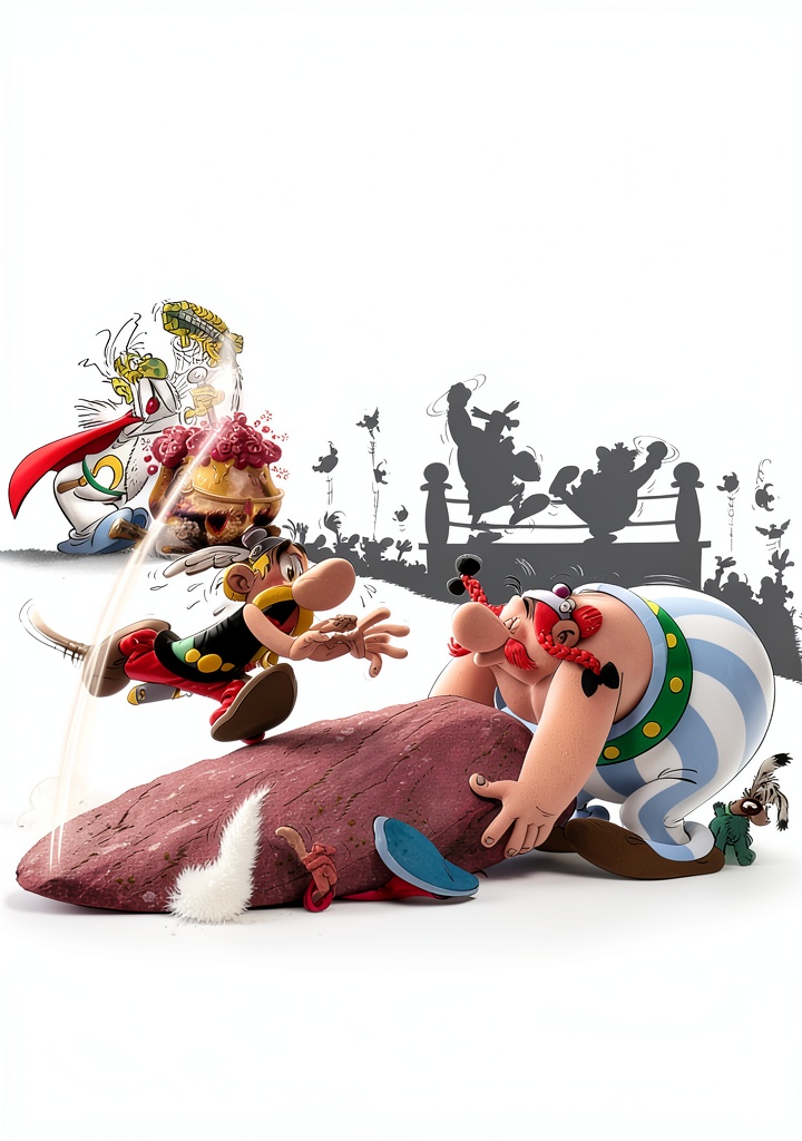 Child reading Asterix Kindle comic on a tablet