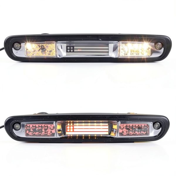 Tresound LED Brake Light Smoked Lens for 2007-2013 Silverado Sierra-1