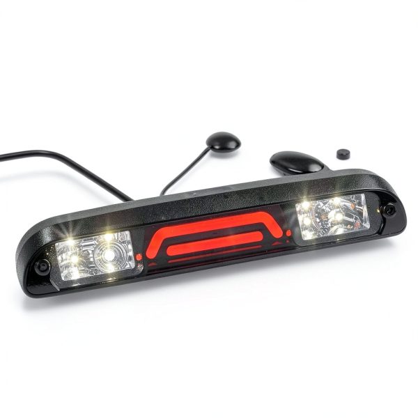 RANSATO Third Brake Light for Ford Super Duty Truck Black LED-1