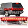 HUSUKU Red Housing Third Brake Light for 2000-2006 Chevy GMC Vehicles-2