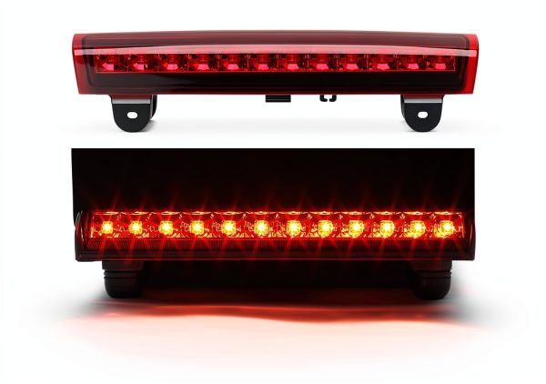 HUSUKU Red Housing Third Brake Light for 2000-2006 Chevy GMC Vehicles-0