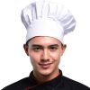 Chef Hat Hyzrz Adult Adjustable Elastic Kitchen Cap One Size Black-4
