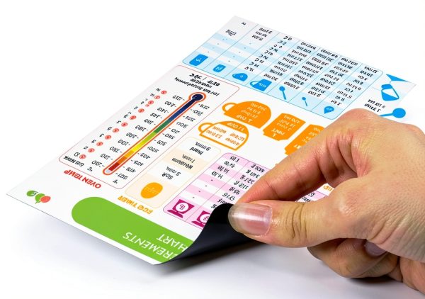 Kitchen Conversion Chart Magnet 8x6 by Momo & Nashi Plastic Magnet-6