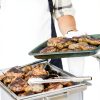 Rosoz Funny BBQ Black Chef Aprons for Men, I Cook and I Know Things Adjustable Kitchen Cooking Aprons with Pocket Waterproof Oil Proof Father’s Day/Birthday-5