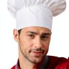 Chef Hat Hyzrz Adult Adjustable Elastic Kitchen Cap One Size Black-2