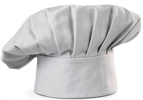 Chef Hat Hyzrz Adult Adjustable Elastic Kitchen Cap One Size Black-1